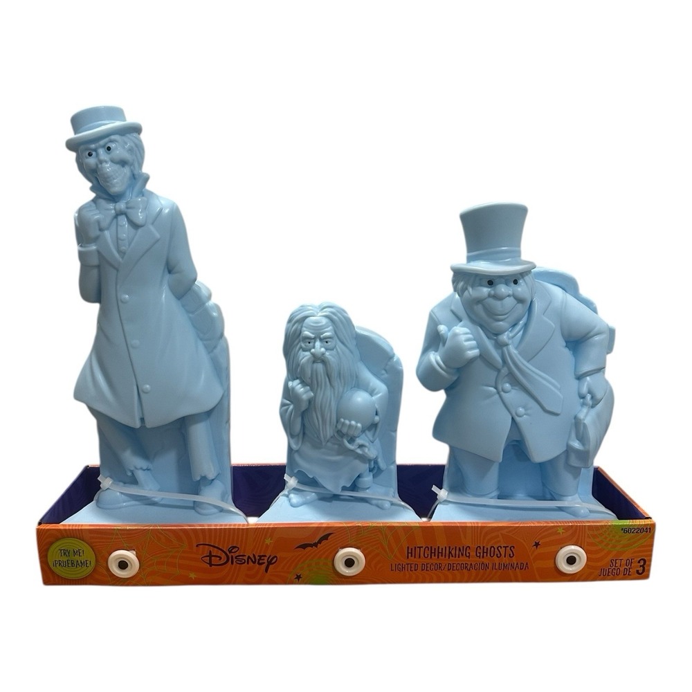 Disney Haunted‎ Mansion Hitchhiking Ghost Light Up Blow Mold Decoration Decor
